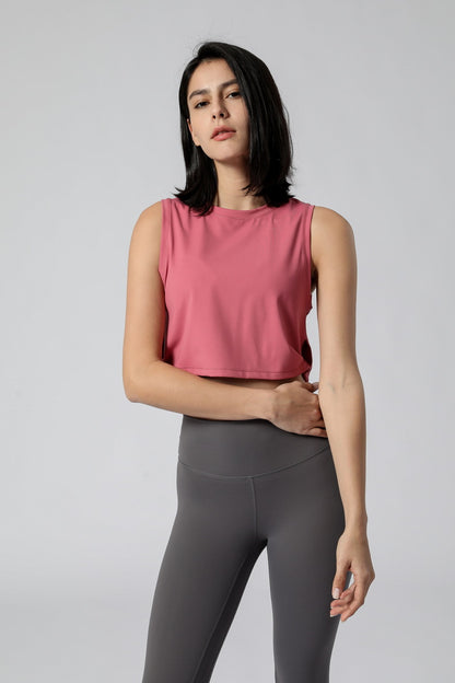 Women'S Yoga Vest Women Europe And America Loose Fitness Vest Women Without Chest Pad