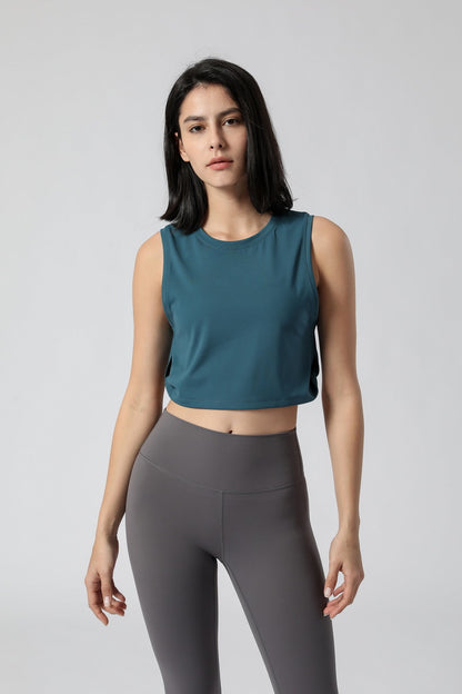 Women'S Yoga Vest Women Europe And America Loose Fitness Vest Women Without Chest Pad