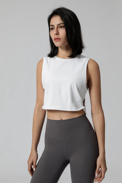 Women'S Yoga Vest Women Europe And America Loose Fitness Vest Women Without Chest Pad