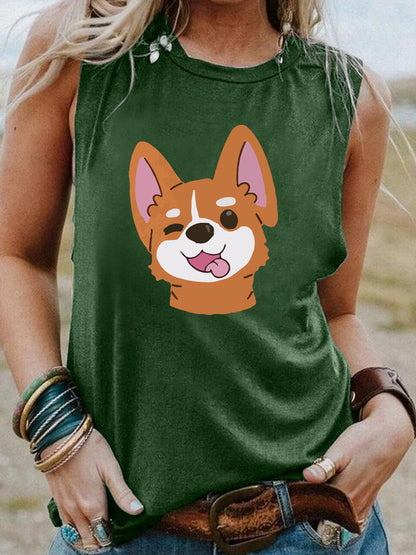 Street Loose Casual Sleeveless Vest Women