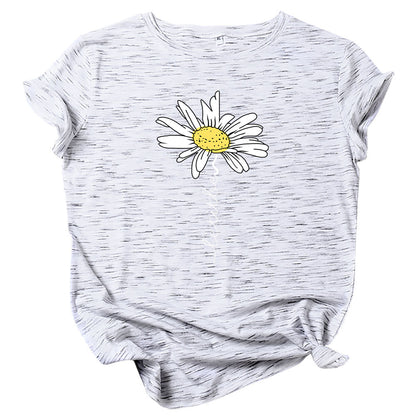 Women Printed Short Sleeve Letter Fashion