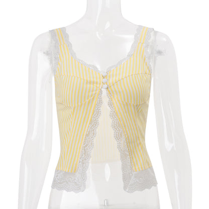 Sexy Lace-trimmed Camisole For Women