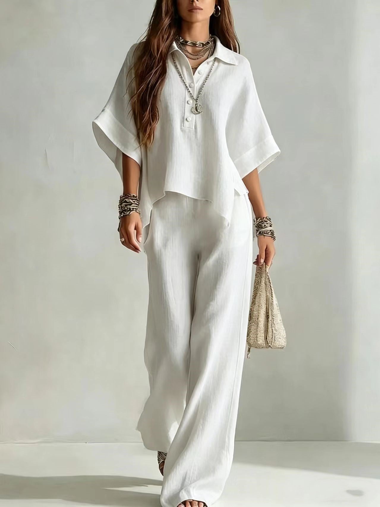 Luna Relaxed Wide-Leg Two Piece Set